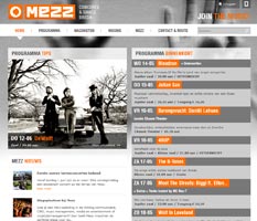 Technisch ontwerp van de website van Mezz in Breda